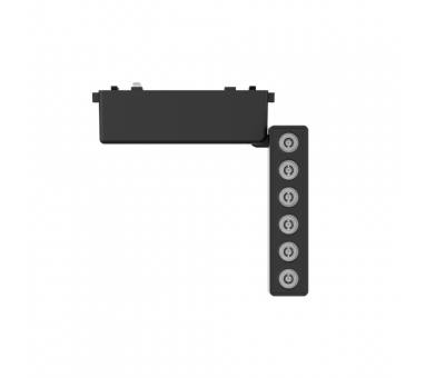 InLight Φωτιστικό LED 6W 3000K για Ultra-Thin μαγνητική ράγα σε μαύρη απόχρωση D:12,2cmX8cm (T03301-BL)