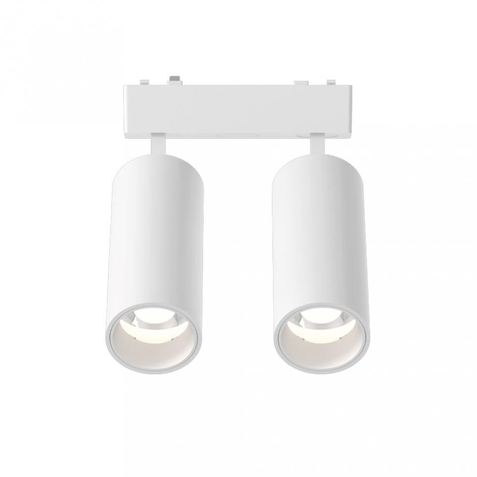 InLight Φωτιστικό LED 2x9W 3000K για Ultra-Thin μαγνητική ράγα σε λευκή απόχρωση D:16cmX4,4cm (T03801-WH)