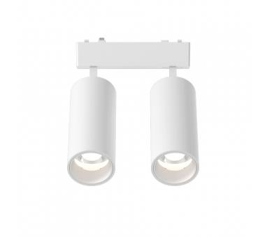 InLight Φωτιστικό LED 2x9W 3000K για Ultra-Thin μαγνητική ράγα σε λευκή απόχρωση D:16cmX4,4cm (T03801-WH)