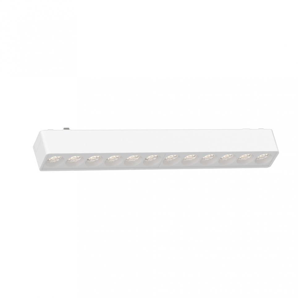 InLight Φωτιστικό LED 12W 3CCT για Ultra-Thin μαγνητική ράγα σε λευκή απόχρωση (by tuya and zigbee) D:23cmX2,4cm (T04605-WH)