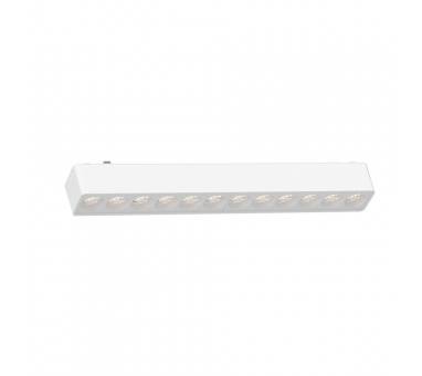 InLight Φωτιστικό LED 12W 3CCT για Ultra-Thin μαγνητική ράγα σε λευκή απόχρωση (by tuya and zigbee) D:23cmX2,4cm (T04605-WH)