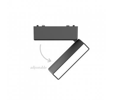 InLight Φωτιστικό LED 5W 3CCT για Ultra-Thin μαγνητική ράγα σε μαύρη απόχρωση (by tuya and zigbee) D:12,8cmX8cm (T04905-BL)	