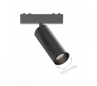 InLight Φωτιστικό LED 9W 3CCT για Ultra-Thin μαγνητική ράγα σε μαύρη απόχρωση (by tuya and zigbee) D:16cmX4,5cm (T05105-BL)	