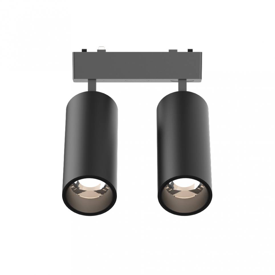 InLight Φωτιστικό LED 2x9W 3CCT για Ultra-Thin μαγνητική ράγα σε μαύρη απόχρωση D:16cmX4,4cm (T05205-BL)