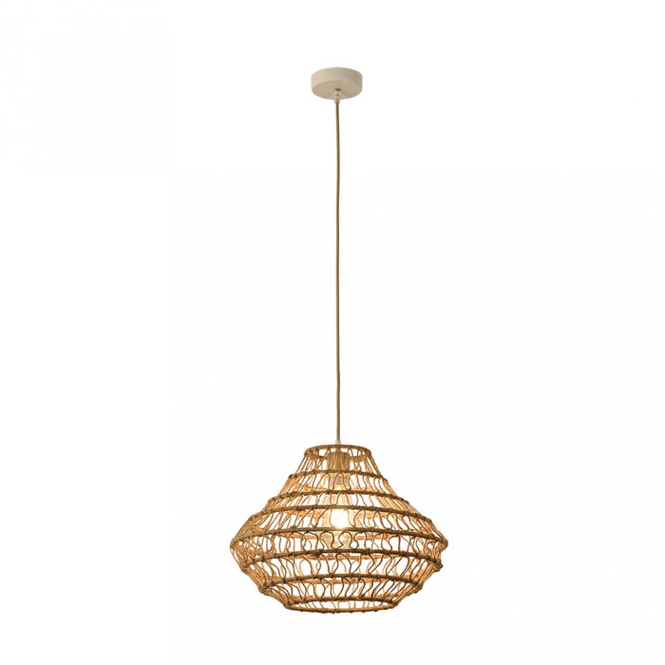 InLight Κρεμαστό Φωτιστικό από σχοινί 1xE27 D:40cm (4042)