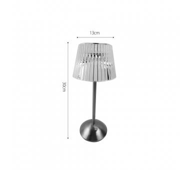 InLight Επιτραπέζιο επαναφορτιζόμενο φωτιστικό 3CCT σε μαύρη απόχρωση (3033-Black)