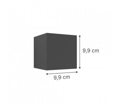 InLight Emerald LED 10W 3000K Outdoor Wall Lamp Anthracite D:9,9cmx9,9cm (80203141)