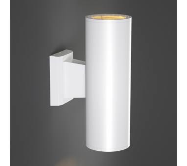 InLight Winnipeg 2xΕ27 Outdoor Up-Down Wall Lamp White D:15.3cmx26cm (80203424)