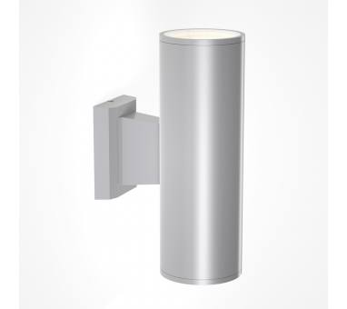 InLight Winnipeg 2xΕ27 Outdoor Up-Down Wall Lamp Grey D:15.3cmx26cm (80203434)