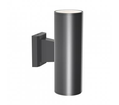 InLight Winnipeg 2xΕ27 Outdoor Up-Down Wall Lamp Anthracite D:15.3cmx26cm (80203444)