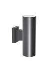 InLight Winnipeg 2xΕ27 Outdoor Up-Down Wall Lamp Anthracite D:15.3cmx26cm (80203444)