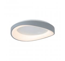 InLight Πλαφονιέρα οροφής LED 72W 3CCT από γκρί μέταλλο και λευκό ακρυλικό D:45cm (42033-Gray)