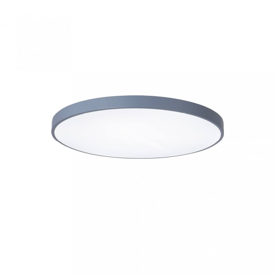 InLight Πλαφονιέρα οροφής LED 150W 3CCT (by switch on base) από γκρί μέταλλο και ακρυλικό D:80cm (42035-A-Gray)