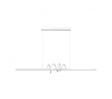 InLight Κρεμαστό φωτιστικό LED 40W 3CCT (by switch on base) σε μαύρο χρώμα D:120cm (6075-WH)