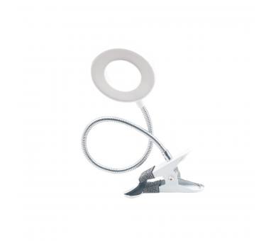 InLight Φωτιστικό LED 7W 3CCT (by switch) με κλίπ σε λευκό χρώμα D:38cm (3044-WH)