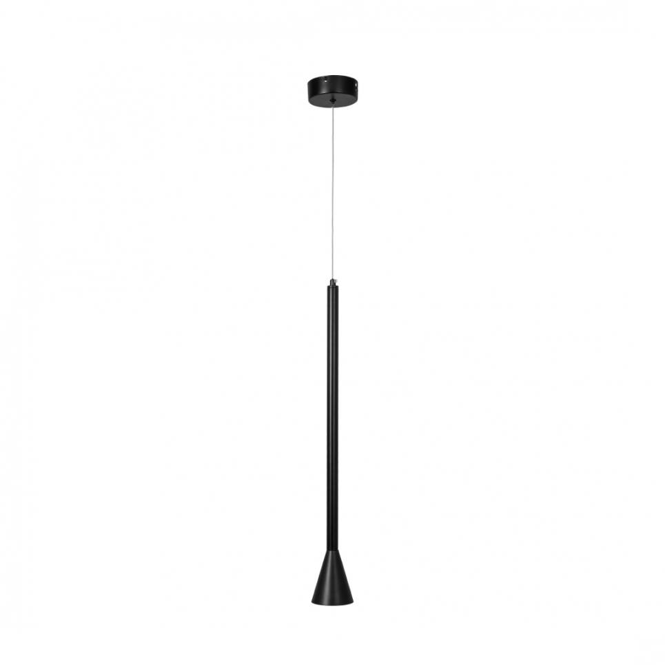 InLight Κρεμαστό φωτιστικό LED 7W 3000K σε μαύρη απόχρωση D:60cm (4051-BL)