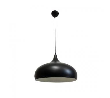 InLight Κρεμαστό φωτιστικό από μαύρο μέταλλο 1XE27 D:36cm (4052-BL)