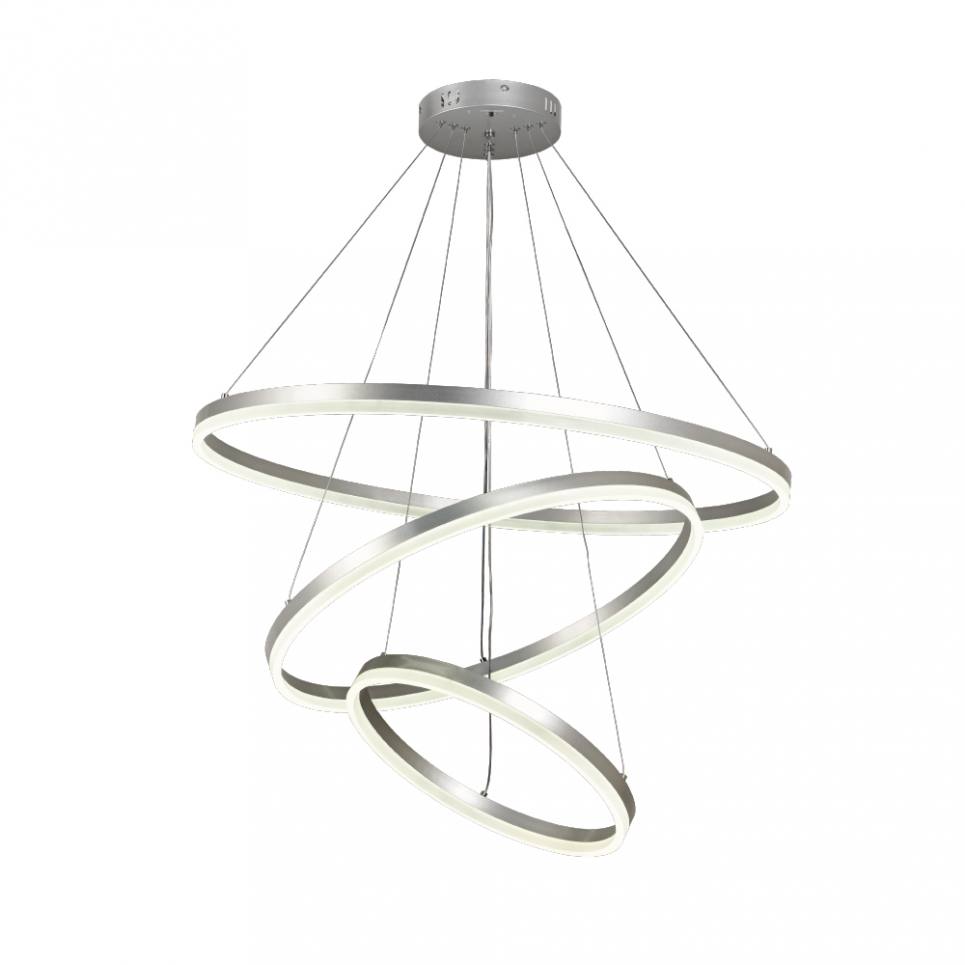 InLight Κρεμαστό φωτιστικό LED 100W 3CCT (by switch on base)   6095-A-Silver