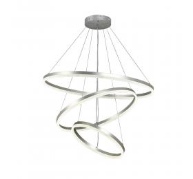 InLight Κρεμαστό φωτιστικό LED 100W 3CCT (by switch on base)   6095-A-Silver