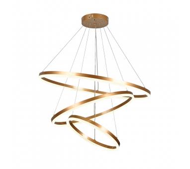 InLight Κρεμαστό φωτιστικό LED 100W 3CCT (by switch on base) 6095-A-Golden