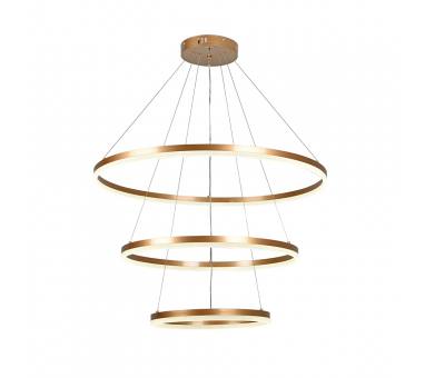 InLight Κρεμαστό φωτιστικό LED 100W 3CCT (by switch on base) 6095-A-Golden