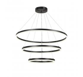 InLight Κρεμαστό φωτιστικό LED 100W 3CCT (by switch on base) 6095-A-Black