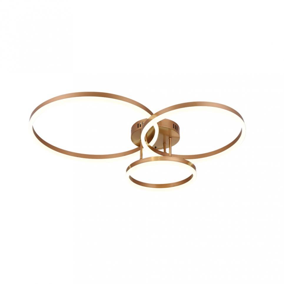 InLight Κρεμαστό φωτιστικό LED 75W 3CCT (by switch on base) 6094-A-Golden