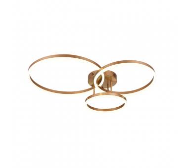 InLight Κρεμαστό φωτιστικό LED 75W 3CCT (by switch on base) 6094-A-Golden