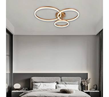 InLight Κρεμαστό φωτιστικό LED 75W 3CCT (by switch on base) 6094-A-Golden