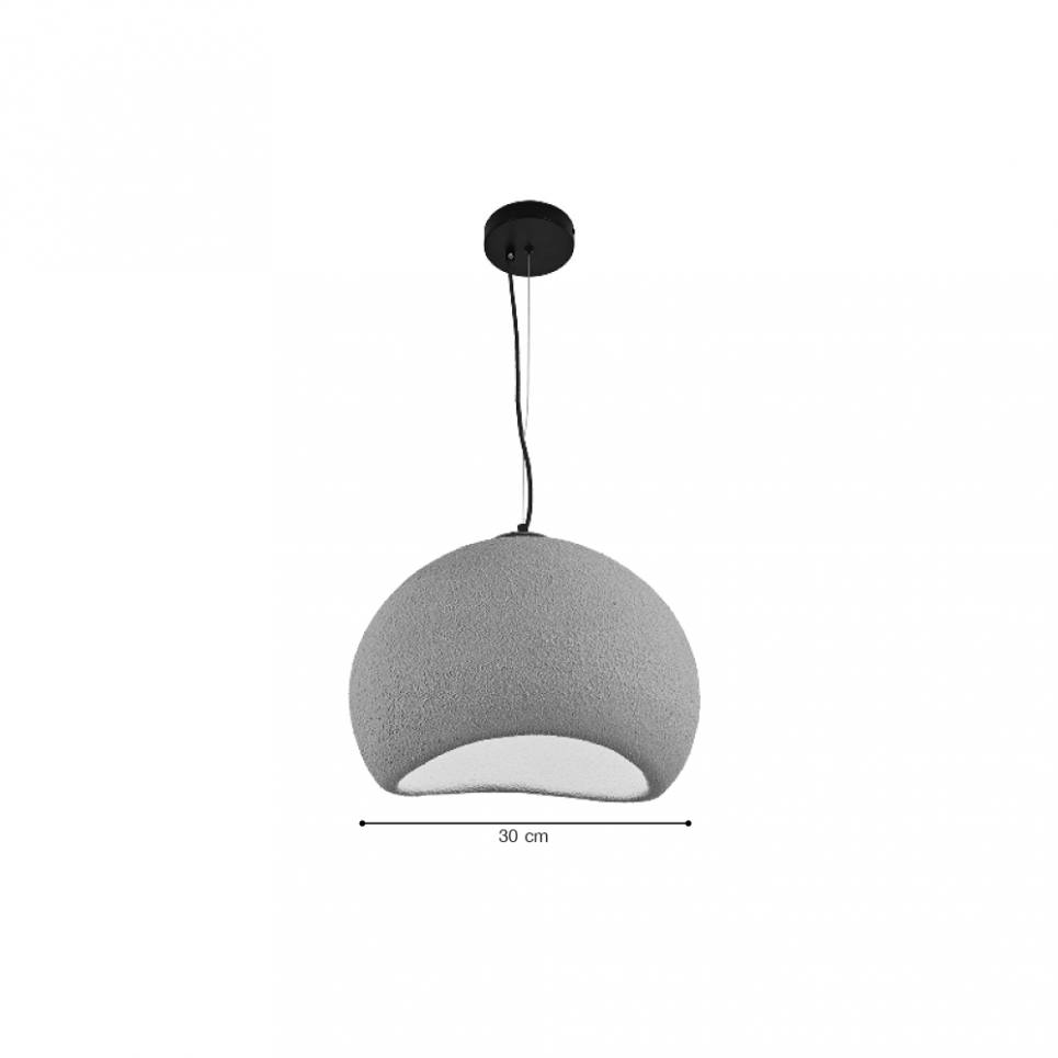 InLight Κρεμαστό φωτιστικό από Fiberglass 1XE27 D:30cm (4053-D)