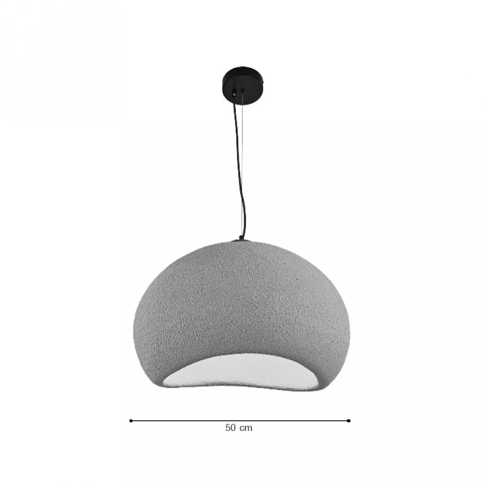 InLight Κρεμαστό φωτιστικό από Fiberglass 1XE27 D:50cm (4053-B)