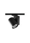 InLight Σποτ τριφασικής ράγας LED 30W 3CCT με επιλογή εναλλαγής μοιρών σε μαύρη απόχρωση D:10,3cmX13,6cm ( T3-06500-Black)