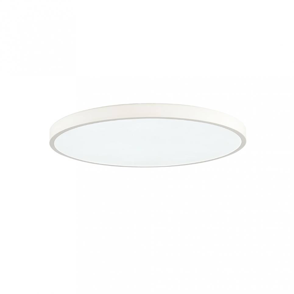 InLight Πλαφονιέρα οροφής LED 24W 3CCT (by switch on base) από λευκό μέταλλο και ακρυλικό D:30cm (42035-D-White)