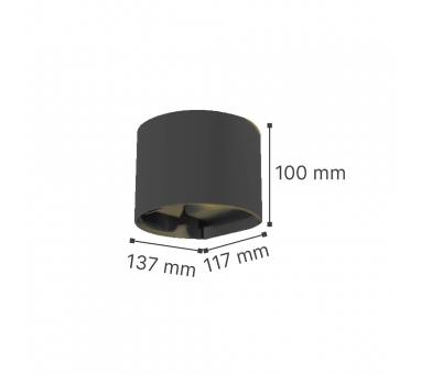 it-Lighting Flathead LED 6W 3CCT Outdoor Wall Lamp in White Color (80203520)