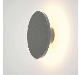 it-Lighting Geneva LED 8W 3CCT Outdoor Wall Lamp Grey D:17cmx5.5cm (80201130)