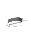 it-Lighting Caror - LED 9W 3CCT Up and Down Outdoor Light in Anthracite Color (80204040)