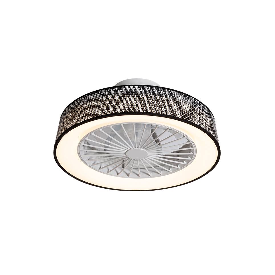 Ανεμιστήρας Οροφής με Φως και Τηλεχειριστήριο SETO-48BK