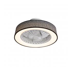 Ανεμιστήρας Οροφής με Φως και Τηλεχειριστήριο SETO-48BK