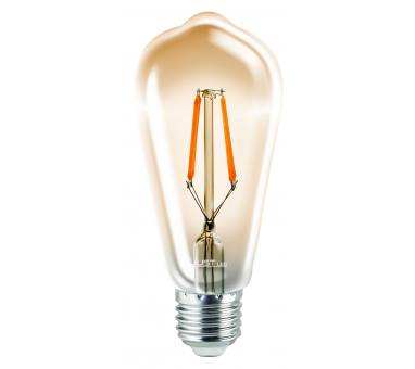 JUST LED JUSTLed-LED Filament Ε27/ST64/10W/3000K/1100Lm AMBER DIM (B276410301)