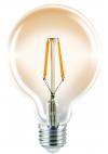 JUST LED JUSTLed-LED Filament Ε27/G95/10W/3000K/1100Lm AMBER DIM (B279510301)