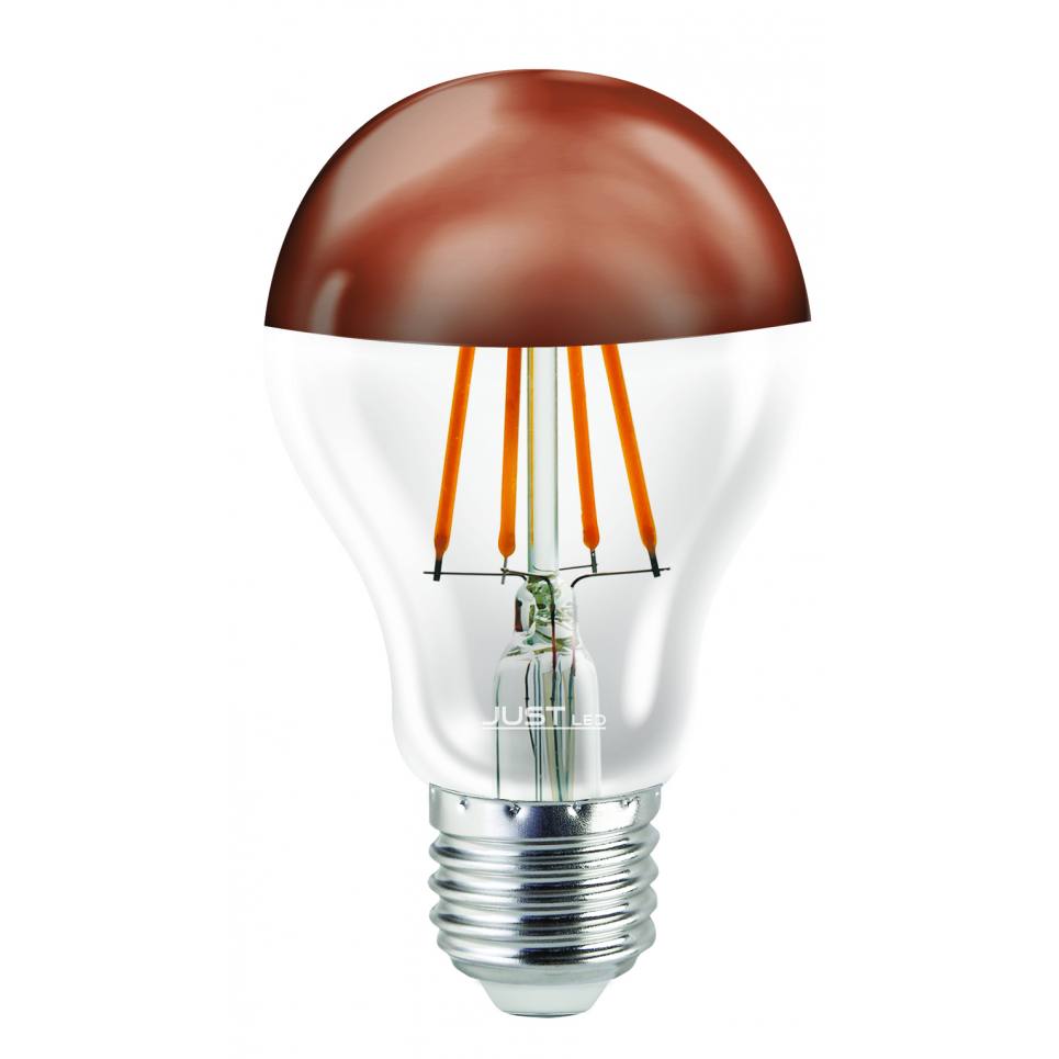 JUST LED JUSTLed-LED Filament Ε27/A60/8W/3000K/880Lm Copper (B276008401)