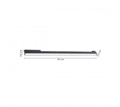 Inlight Γραμμικό φωτιστικό LED 20W 3000Κ-6000Κ για ultra thin ράγα σε λευκή απόχρωση D:61.5cmX2.4cm (TUS06205-White)