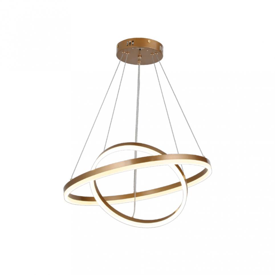 Inlight Κρεμαστό φωτιστικό LED 58W 3CCT (by switch on base) 6095-B-Golden