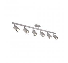 Inlight Επιτοίχιο σποτ από μέταλλο σε ασημί απόχρωση 4XGU10 D:110cm (9087-6-Silver)