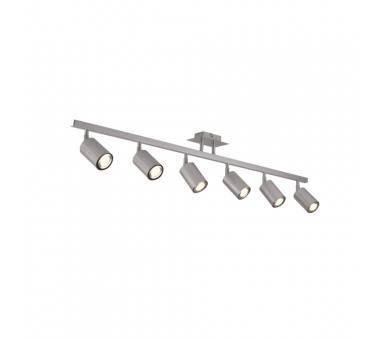 Inlight Επιτοίχιο σποτ από μέταλλο σε ασημί απόχρωση 4XGU10 D:110cm (9087-6-Silver)