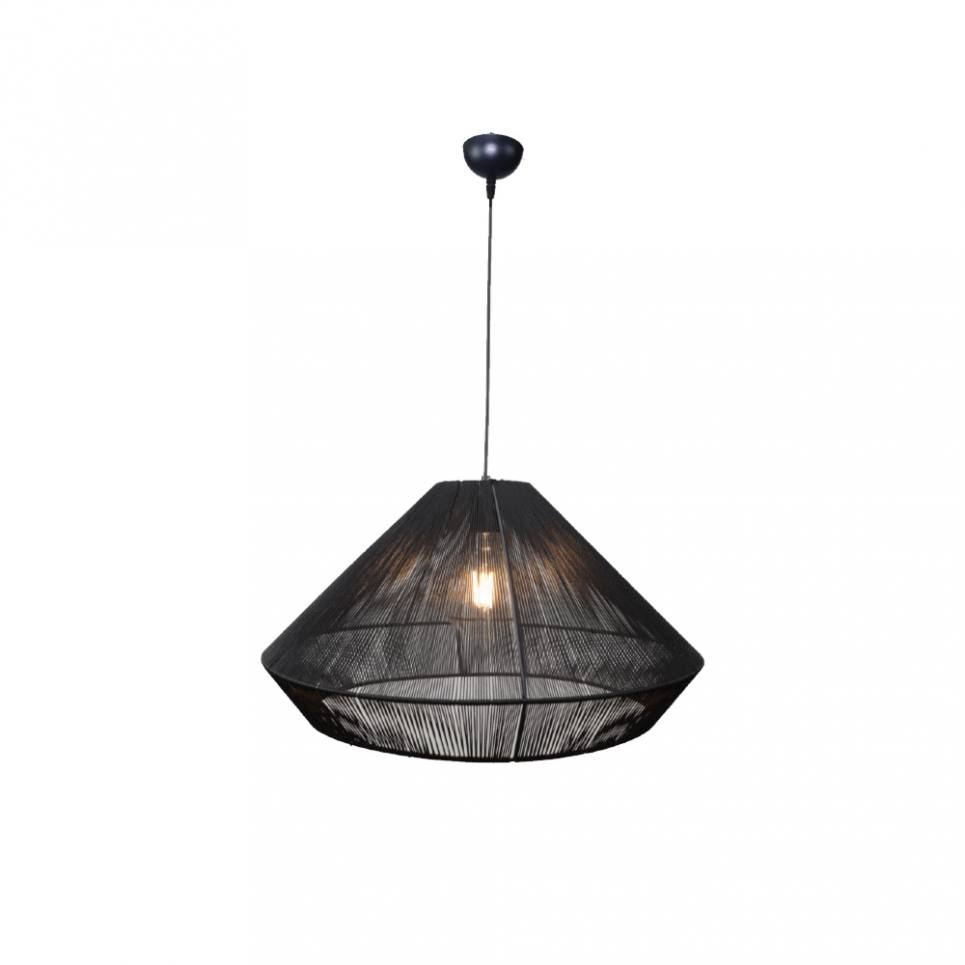 Inlight Κρεμαστό φωτιστικό με καπέλο απο ίνα 1xE27 D:60cm (4057-A)