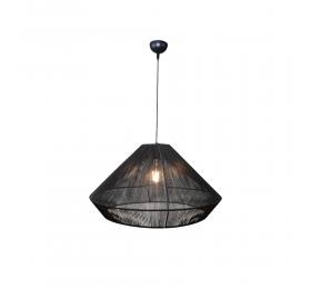 Inlight Κρεμαστό φωτιστικό με καπέλο απο ίνα 1xE27 D:60cm (4057-A)