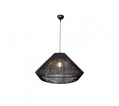 Inlight Κρεμαστό φωτιστικό με καπέλο απο ίνα 1xE27 D:60cm (4057-A)