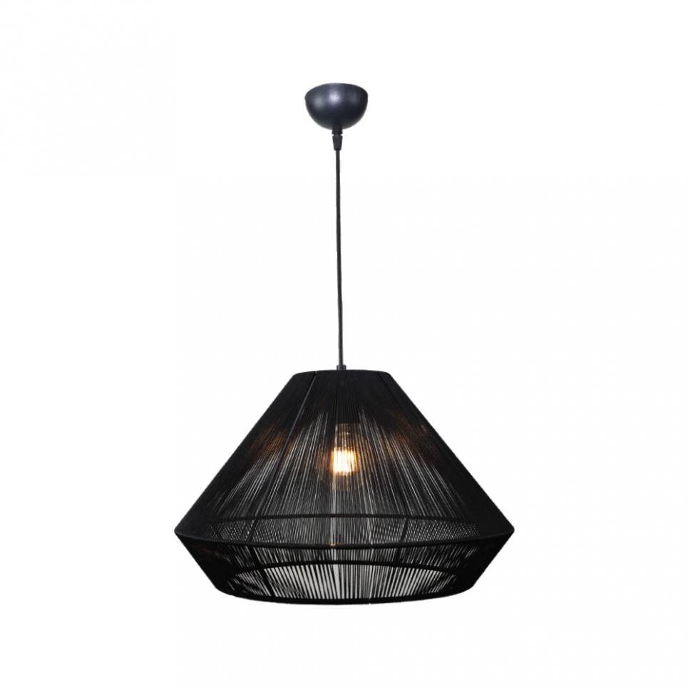 Inlight Κρεμαστό φωτιστικό με καπέλο απο ίνα 1xE27 D:45cm (4057-B)