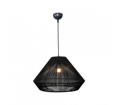 Inlight Κρεμαστό φωτιστικό με καπέλο απο ίνα 1xE27 D:45cm (4057-B)